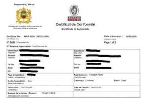 科特迪瓦coc認證